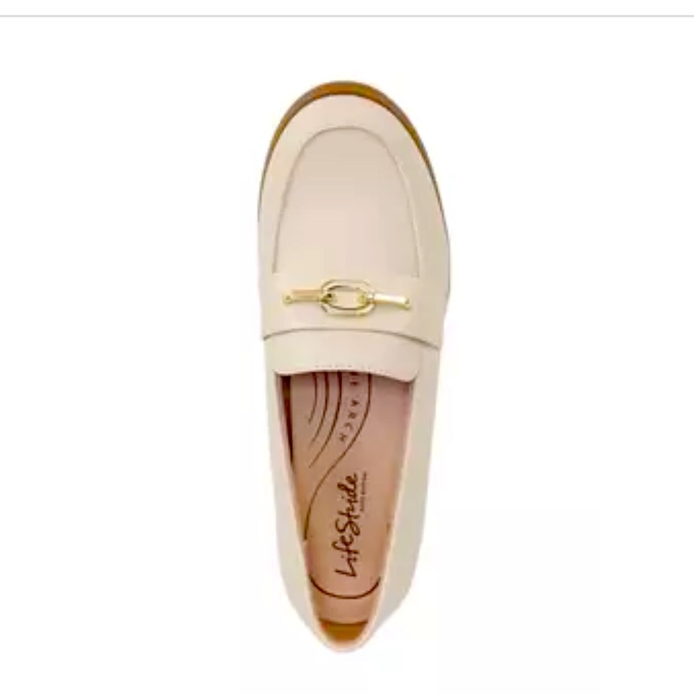 Life Stride Women's Cream Loafers